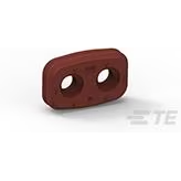 TE Connectivity-1587826-2 连接器配件 Connector Accessories Seal Straight Red Package