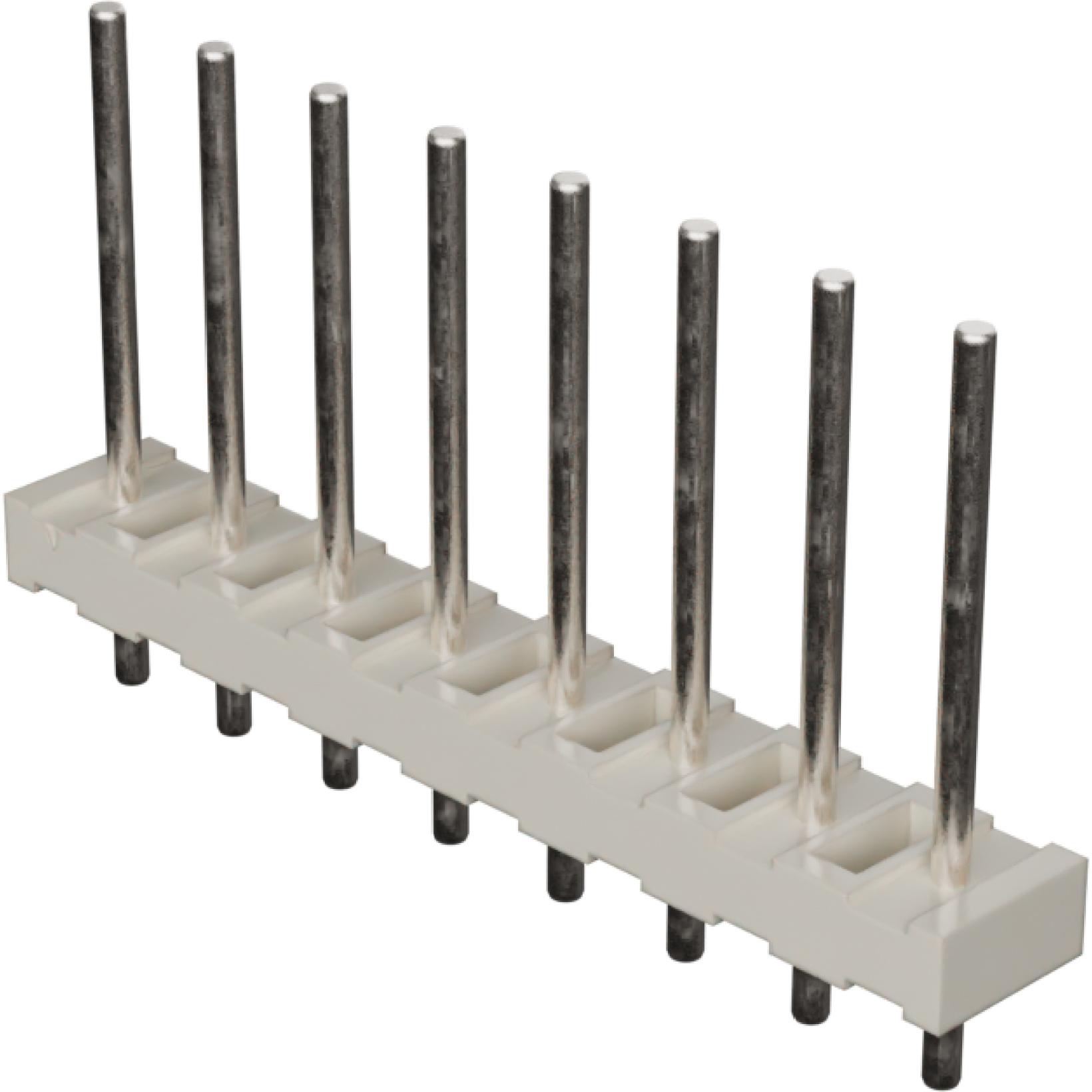 Molex-0010081082 连接器插头及 PCB 插座 Conn Unshrouded Header HDR 8 POS 5.08mm Solder ST Top Entry Thru-Hole KK Bag