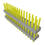Conn Board Stacker HDR 32 POS 2.54mm Solder ST Top Entry Thru-Hole Bulk