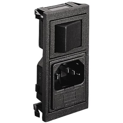 Bulgin Components PLC-BZV15/Z0000/13 Spannungsversorgungseingangsmodule Polysnap Power Inlet Module