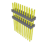Conn Board Stacker HDR 20 POS 2.54mm Solder ST Top Entry Thru-Hole Bulk