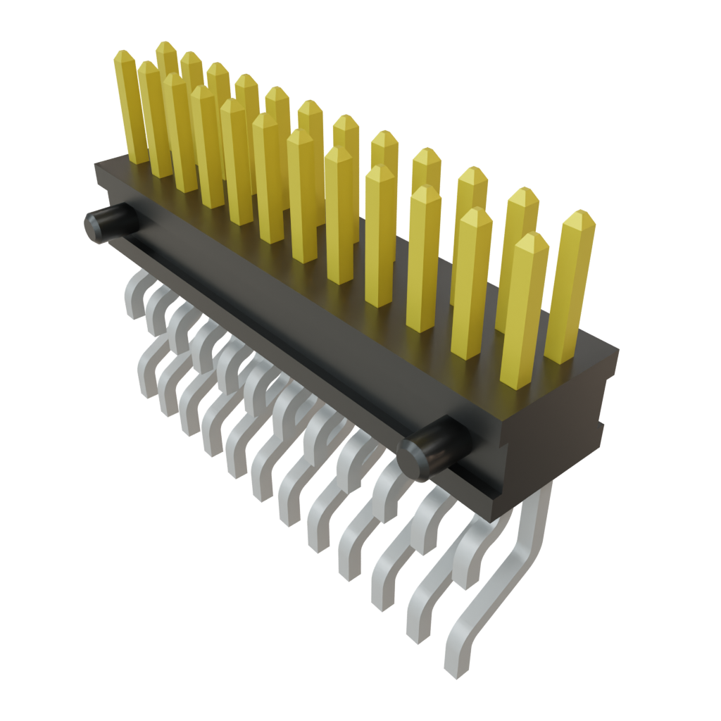 Samtec-FTSH-112-01-L-DH-A Connector Headers and PCB Receptacles Conn Unshrouded Header HDR 24 POS 1.27mm Solder RA Side Entry SMD TIGER CLAW™ Tube