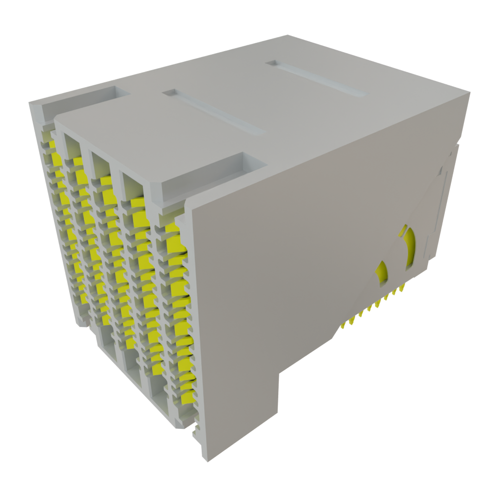 Samtec-EBTF-4-10-2.0-S-RA-1 背板连接器 Conn Backplane RCP 80 POS 2mm Press Fit RA Thru-Hole ExaMAX® Tray