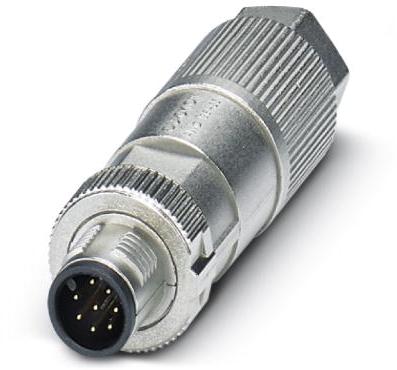 PHOENIX CONTACT-SACC-MS-8QO-0.5 SH SCO Sensor Accessories Sensor Connector, 5-position, shielded, Socket angled M12 SPEEDCON, A-coded, Crimp connection, Knurl material Zinc die-cast, nickel-plated