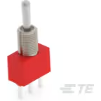 TE Connectivity-A103SDCQ04 Switch Toggle Switch Toggle ON OFF ON SPDT Long Bat Lever PC Pins 5A 250VAC 28VDC PC Mount with Threads Bulk