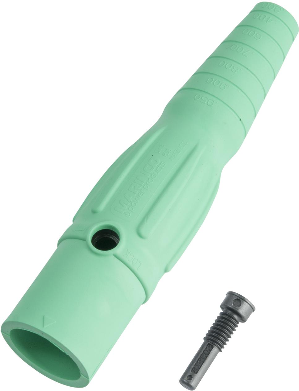 Marinco-CLSMBOOT-E Steckverbinder CLS SERIES GREEN (E) MALE BOOT W/SCREW