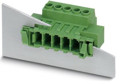 PHOENIX CONTACT-1716522 Steckverbinder, Klemmenblöcke Conn Terminal Block M 4 POS 7.62mm Screw RA Wall Mount 32A