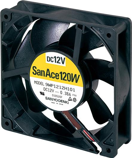 SANYO DENKI-9WP1224H1D01 Gebläse und Lüfter Splash Proof Fan 120x120x38mm