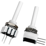 Res Cermet POT 1K Ohm 10% 0.5W(1/2W) 1(Elec)/1(Mech)Turns 3mm (9.7 X 9.6 X 21.2mm) Pin Panel Mount/Through Hole