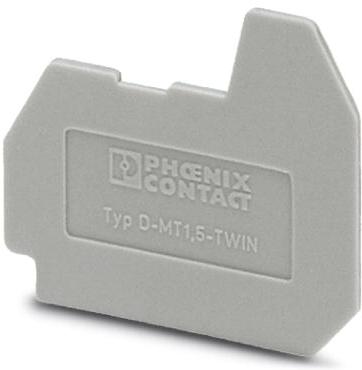 PHOENIX CONTACT-3002979 Steckverbinderzubehör Connector Accessories End Cover Straight Polyamide Gray