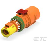 Conn Housing PL 1 POS Crimp ST Cable Mount Orange