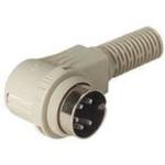 Belden-MAWI 5100 GREY Steckverbinder, rund Conn Circular PIN 5 POS Solder RA Cable Mount 5 Terminal 1 Port Bag