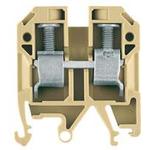 Conn Feed-Through Terminal Block 2 POS Screw ST T DIN Rail 60A Klippon®