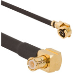 Cable Assembly 1.13mm Cable 0.1m MCX to AMC PL-PL Bag