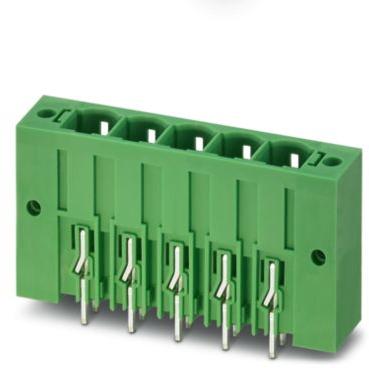 PHOENIX CONTACT-PCV 6-16/ 2-G1F-10.16 Embases de raccordement et réceptacles PCB Conn Wire to Board HDR 2 POS 10.16mm Solder ST Top Entry Thru-Hole Cardboard