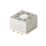 Switch DIP N.O./N.C. SP8T 8 Recessed Slotted 0.15A 42VDC Gull Wing 2.54mm SMD T/R