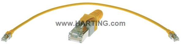 HARTING Technology Group-09474747024 null Cable Assembly Round 3.5m 26AWG RJ-45 to RJ-45 8 to 8 POS M-M
