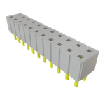 Conn Socket Strip SKT 22 POS 2.54mm Solder ST Thru-Hole Bulk