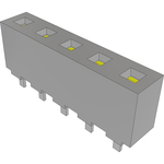 Conn Socket Strip SKT 5 POS 5.08mm Solder ST Top Entry Thru-Hole Tube