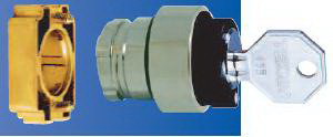 Altech Corporation-2AK2-01 Accessori interruttori Switch Access Round Operator Key Selector Switch