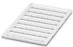PHOENIX CONTACT-UC-TMF 10 Steckverbinderzubehör Connector Accessories Terminal Block Marker Straight Polyamide White