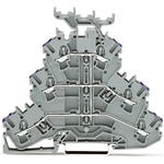 Conn Terminal Block 6 POS Spring Clamp T DIN Rail 20A Box
