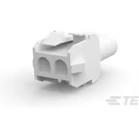 TE Connectivity-350849-2 Connector Headers and PCB Receptacles Conn Header RCP 2 POS 6.35mm Crimp ST Cable Mount Carton