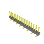 Conn Unshrouded Header HDR 16 POS 2.54mm Solder ST Top Entry SMD Tube