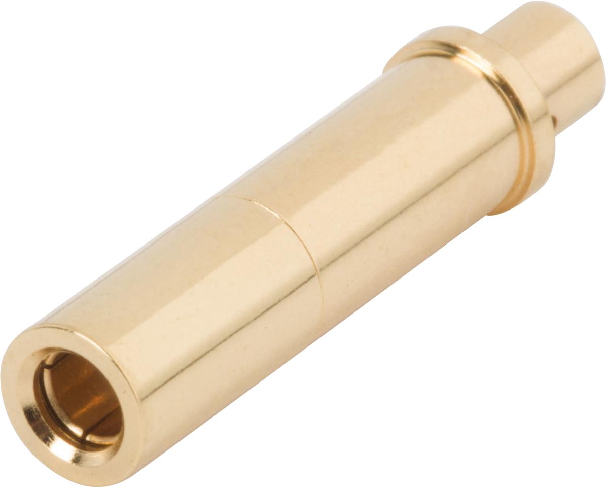 Amphenol SV Microwave-8001-4104 RF-Steckverbinder Conn Coaxial 0Hz to 3GHz 50Ohm Crimp ST Cable Mount F Gold Over Nickel Tray