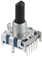 ALPS ALPINE CO., LTD-SRBV150901 Switch Rotary Switch Rotary SP5T 5 Flatted Shaft PC Pins 0.3A 16VDC Tray