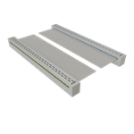 Cable Assembly 0.076m 28AWG 1mm 50 to 50 POS IDC Connector to IDC Connector F-F TIGER EYE™ Bulk