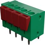 Conn Spring Terminal Block 4 POS 5mm Solder ST Thru-Hole 10A/Contact Eurostyle™
