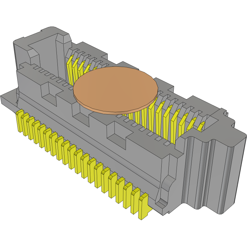Samtec-ST4-20-1.00-L-D-P-TR Steckverbinderleisten und Leiterplattenbuchsen Conn Fine Pitch Connector HDR 40 POS 0.4mm Solder ST Top Entry SMD Razor Beam™ T/R