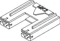 Molex-35189-0250 Einzeladersteckverbinder, Gehäuse Conn Housing RCP 2 POS 16mm Crimp ST Cable Mount Natural MP-Lock™ Bag