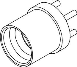 Amphenol-1211-40170 RF-Steckverbinder Conn SMP 0Hz to 26.5Hz 50Ohm Solder ST Thru-Hole M Gold Over Nickel Tray