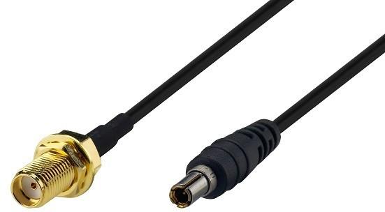 taoglas-CAB.T01 Kabelbaugruppen Koaxial Cable Assembly Coaxial 0.1m 26AWG SMA to TS-9 F-M