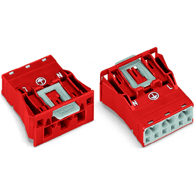 WAGO-770-2313 Steckverbinder, Klemmenblöcke Conn Terminal Block PL 3 POS 10mm Push-In Cage Clamp ST Panel Mount 25A Box