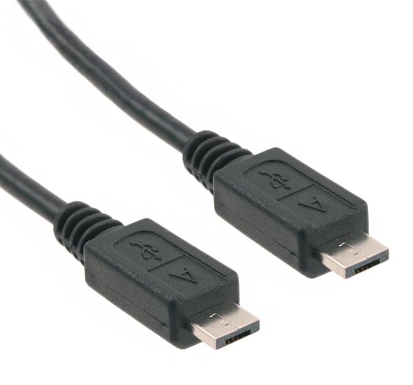 CnC Tech, LLC-102-1061-BL-00050 USB Kabelbaugruppen Cable Assembly USB 0.5m Micro USB Type A to Micro USB Type A 5 to 5 POS M-M