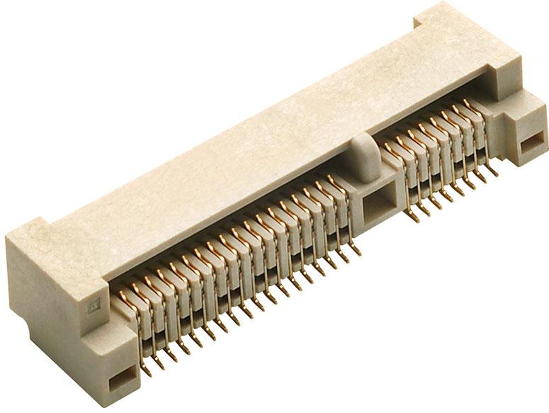 Digi International-498-0090 Steckverbinder, SCSI Conn RCP 52 POS 0.8mm Solder ST SMD