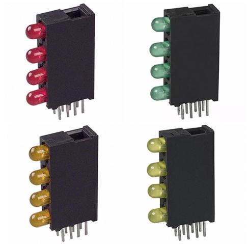 Visual Communications-5694F5;7;7;5-A LED LED Uni-Color Green 565nm 8-Pin Bag