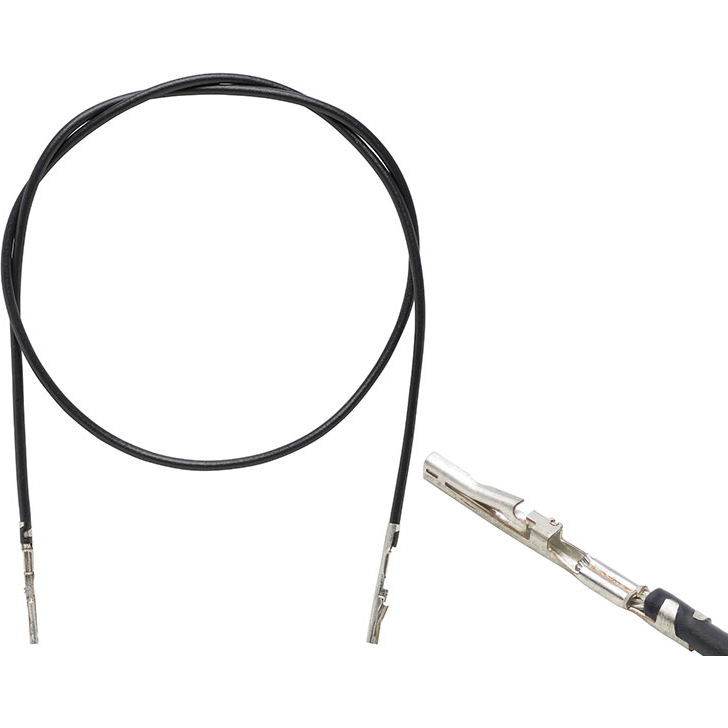 Amphenol Communications Solutions-10156402-002LF 其他电缆组件 Cable Assembly Wire Lead 0.3m 22AWG Crimp Terminal to Crimp Terminal 1 to 1 POS F-F Crimp-Crimp WireLock® Bag
