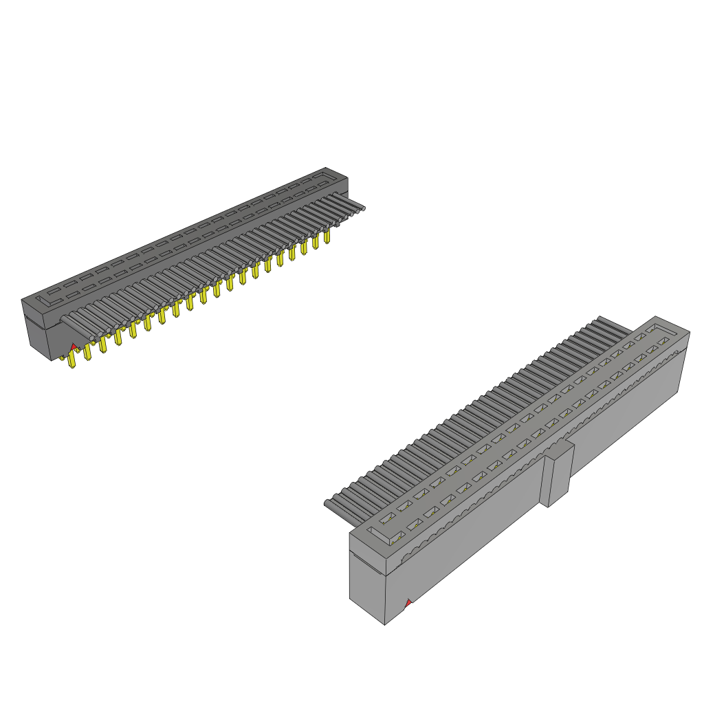 Samtec-HCMD-20-T-36.00-01-S-N Flachband Kabelbaugruppen IDC Socket and Terminal Cable Assemblies, 0.100 Inch Pitch