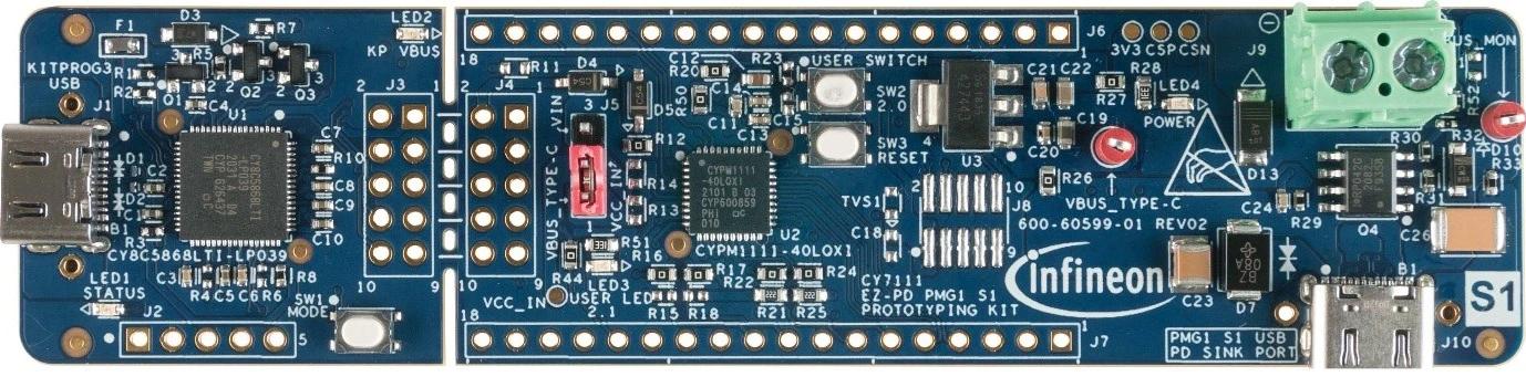 Infineon Technologies AG-CY7111 Herramientas y kits de desarrollo Prototyping Kit
