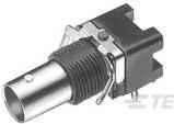 TE Connectivity-5413515-7 RF-Steckverbinder Conn Decoupled BNC 0Hz to 1GHz 50Ohm Solder RA Thru-Hole RCP Gold Tube