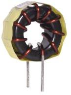 Bel Fuse-HCLC-10-14.3 Induktor verbleit Inductor High Current Toroid 10uH 15% 1KHz 14.3A 0.006Ohm DCR RDL