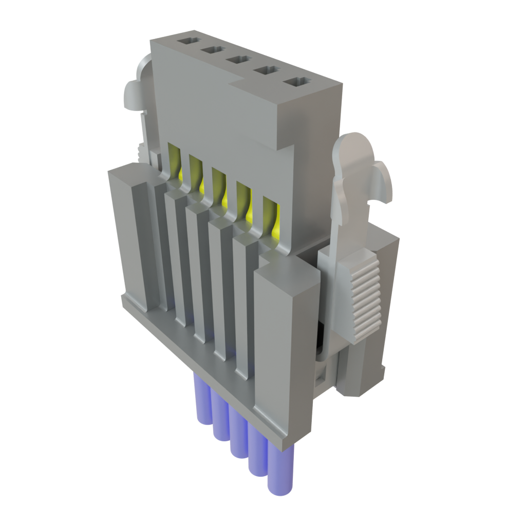 Samtec-SFSST-05-28-G-12.00-SR Andere Kabelbaugruppen Cable Assembly Discrete Wire 0.304m 28AWG Socket Strip 5 POS SKT Crimp TIGER EYE™ Layer