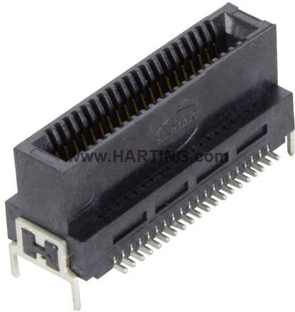 HARTING-15030402401000 Steckverbinder, Kartenrand Conn Card Edge F 40 POS 0.8mm Solder ST SMD Reel