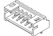 Molex-89401-0910 Steckverbinderleisten und Leiterplattenbuchsen Conn Shrouded Header (4 Sides) HDR 9 POS 2mm Solder RA Thru-Hole Bag