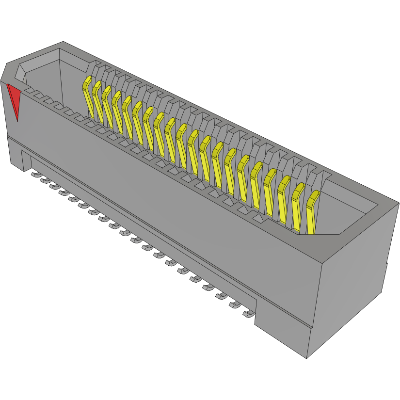 Samtec-ERF8-020-05.0-S-DV-FR 连接器插头及 PCB 插座 Conn Board to Board SKT 40 POS 0.8mm Solder ST SMD T/R