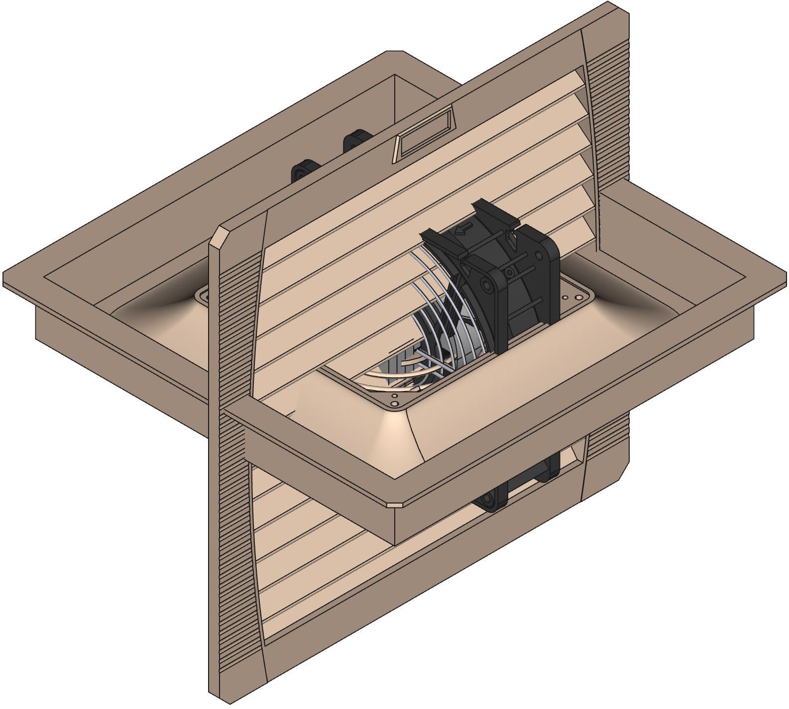 Hammond Manufacturing-PF42500T12BK230 null 94-169 Cfm Filter Fans For Enclosure